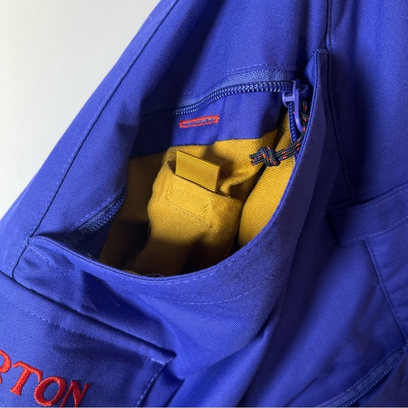 Burton Cargo Shell snowboarding pants men’s XL looser fit • royal blue (purple) - Picture 14 of 16